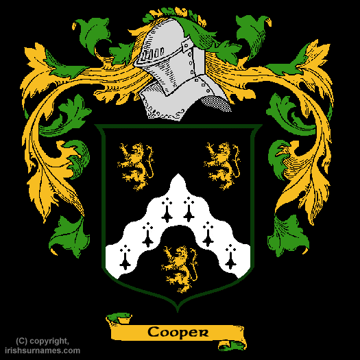 Cooper Coat Of Arms Family Crest Free Image To View Cooper Name 