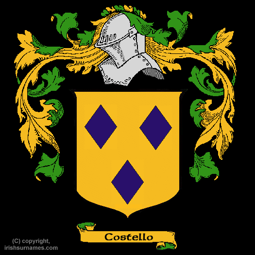 Costello Coat Of Arms Family Crest Free Image To View Costello 