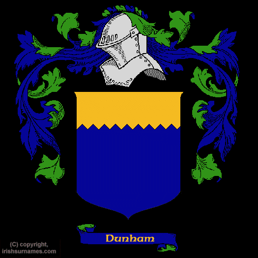 Dunham Coat of Arms - Click here to view