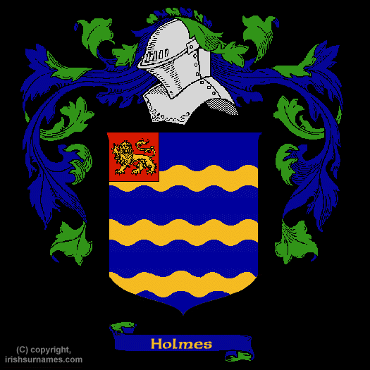 Holmes Coat Of Arms Family Crest Free Image To View Holmes Name 