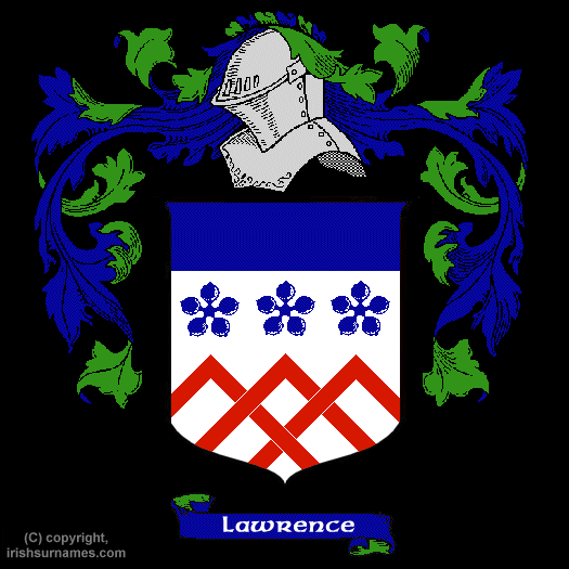 Lawrence Coat Of Arms Family Crest Free Image To View Lawrence 