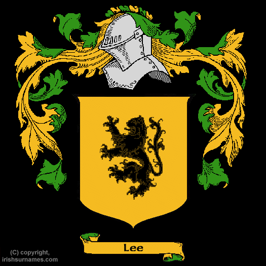 Lee Family Crest And Meaning Of The Coat Of Arms For The Surname Lee 