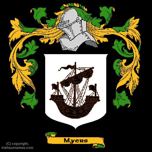 Myers Coat of Arms - Click here to view