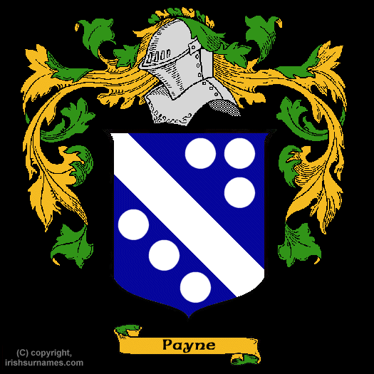 Payne Coat of Arms - Click here to view