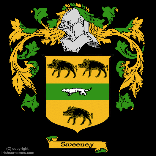 Sweeney Coat of Arms - Click here to view