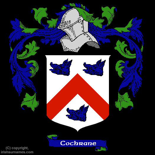 Cochrane Family Crest, Click Here to get Bargain Cochrane Coat of Arms Gifts