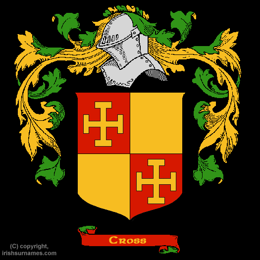 Cross Coat Of Arms Family Crest Free Image To View Cross Name 