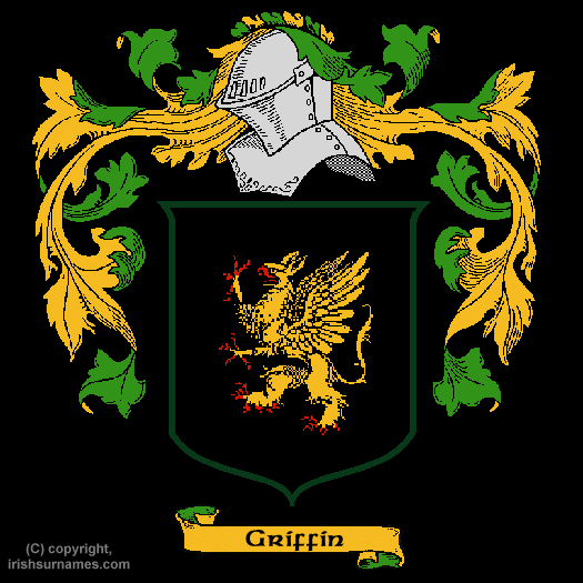 Griffin Coat of Arms, Family Crest - Free Image to View - Griffin Name ...