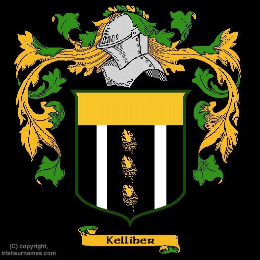 Kelliher Family Crest, Click Here to get Bargain Kelliher Coat of Arms Gifts
