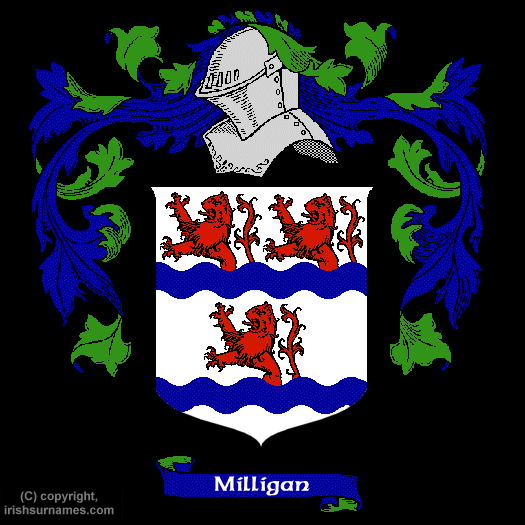 Milligan Coat of Arms, Family Crest - Free Image to View - Milligan ...